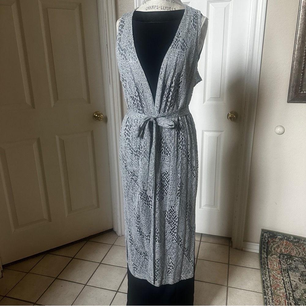 Long Lacey Duster/Vest